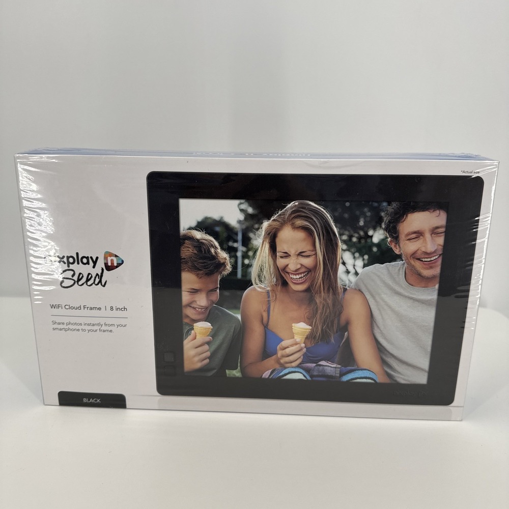 8-Inch‎ Digital Smart Picture Frame with WiFi, HD IPS Screen New Unopened Black